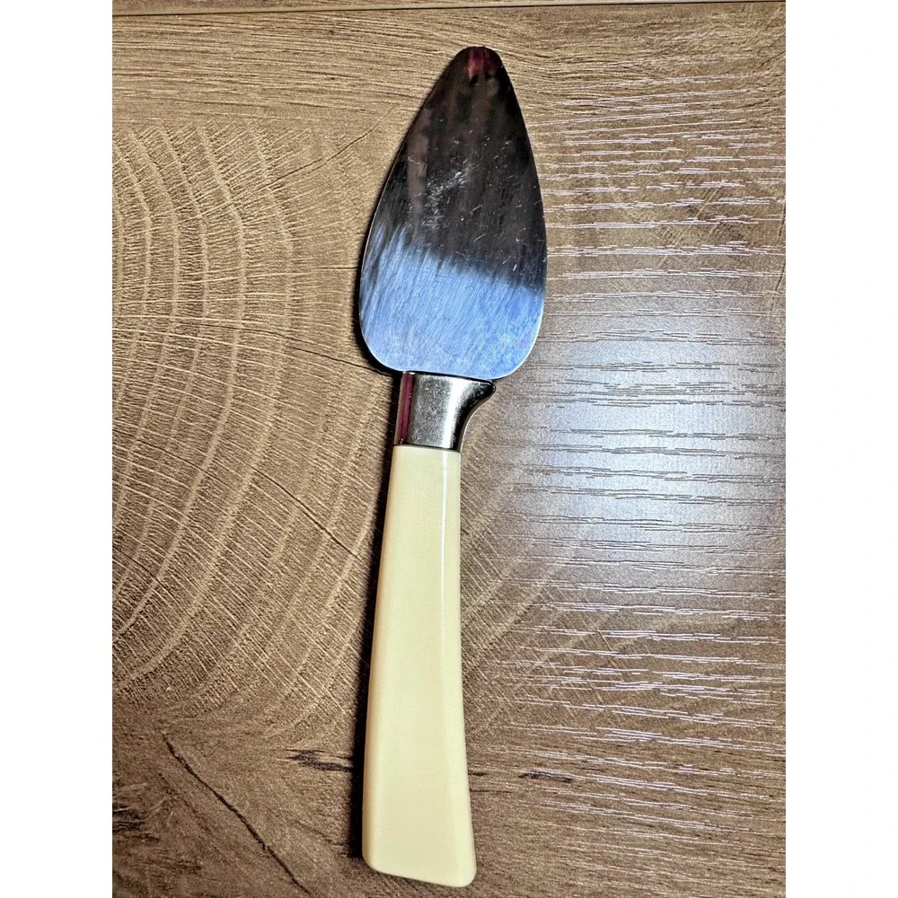 Vintage Regent Sheffield England Stainless‎ Cheese Spreader/Server Oak Leaf